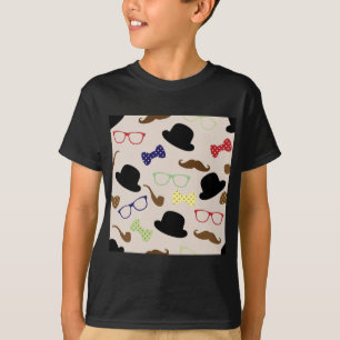 Glazen, Petten en snor T-shirt