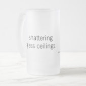 Glazen plafonds in glas matglas bierpul (Voorkant links)