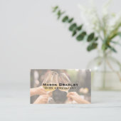 Glazen Proost | Wijnmakerij Visitekaartje (Staand voorkant)