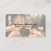 Glazen Proost | Wijnmakerij Visitekaartje (Voorkant)