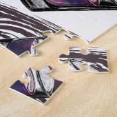 glazen puzzel voor puzzel (Zijkant)