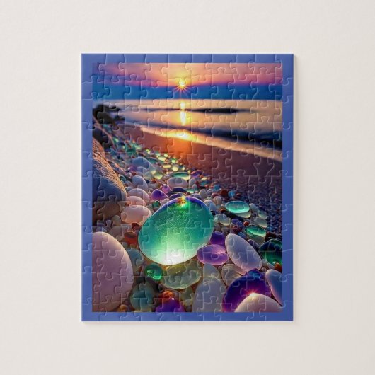 Glazen puzzel voor Zee (Verticaal)