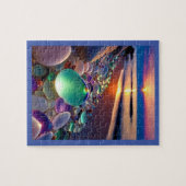 Glazen puzzel voor Zee Legpuzzel (Horizontaal)