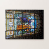 glazen raam legpuzzel (Horizontaal)