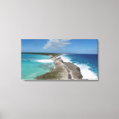 Glazen raambrug in Eleuthera Canvas Afdruk (Voorkant)