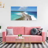 Glazen raambrug in Eleuthera Canvas Afdruk (Insitu (Woonkamer))