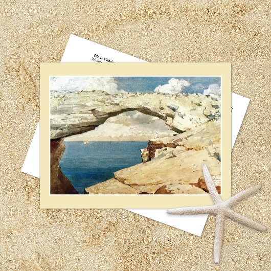 Glazen ramen, Bahama's Winslow Homer Briefkaart