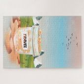 Glazen Reisspaarpot Legpuzzel (Horizontaal)