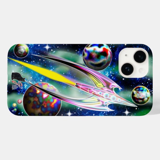 Glazen Rocket Case-Mate iPhone Case (Achterkant (horizontaal))