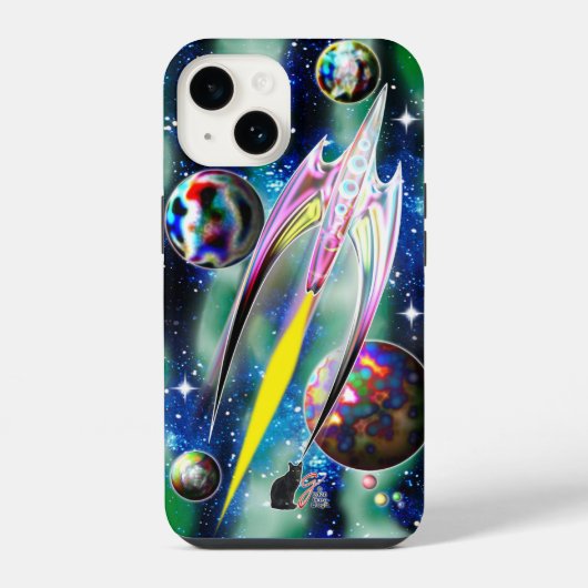 Glazen Rocket iPhone Hoesje (Achterkant)