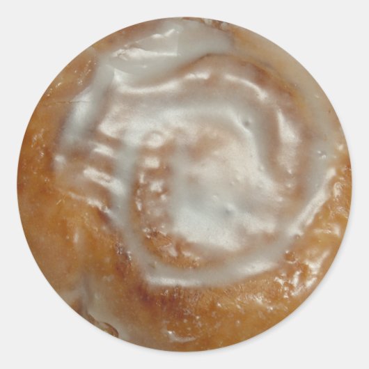 Glazen ronde glanzende stickers (Voorkant)