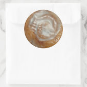 Glazen ronde glanzende stickers (Tas)