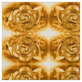 Glazen Roos in goud Stof (Swatch)