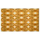 Glazen Roos in goud Stof (Fat Quarter)