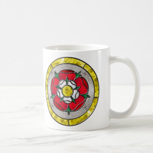 Glazen Roos Koffiemok (Rechts)