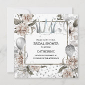 Glazen roos van Shabby-scheerkroon Kaart (Voorkant)