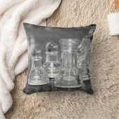 Glazen schaakstukken kussen (Deken)