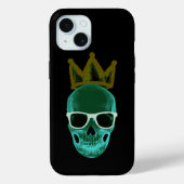 Glazen schedel en kroon Case-Mate iPhone case (Achterkant)