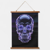 glazen schedel hangend wandkleed (Voorkant)
