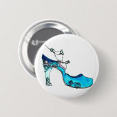 Glazen schuifster ronde button 5,7 cm (Voorkant /achterkant)