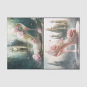 Glazen schuifster tissuepapier (Voorkant)