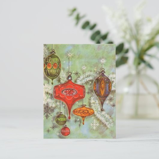 glazen sierplanten briefkaart (Staand voorkant)