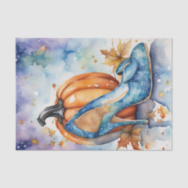 Glazen Slipper Pompoen Sprookje Decoupage Papier