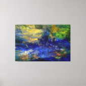Glazen sluier ontwaken – structurele reconstructie canvas afdruk (Voorkant)