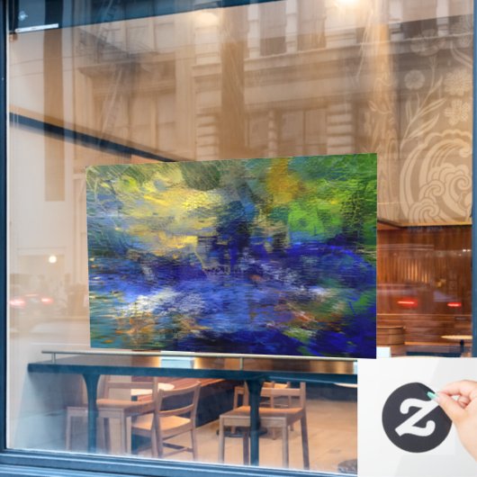 Glazen sluier ontwaken – structurele reconstructie raamsticker (Cafe Raam)