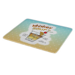 GLAZEN SNEDEBOEKEN - WHISKEY SOUR RECEPT KUNST SNIJPLANK