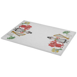 Glazen snijbord: Daffodils Dragon Leeks Harp Snijplank