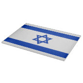 Glazen snijbord met vlag van Israël Snijplank (Hoek)