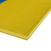 Glazen snijbord met vlag van Oekraïne Snijplank (Hoek)