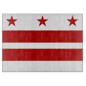 Glazen snijbord met Washington DC, VS Snijplank (Voorkant)