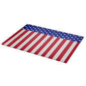 Glazen snijbord - Uniek ontwerp VS-vlag Snijplank (Hoek)