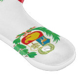 Glazen snijbordpapier met Peru-vlag Snijplank (Hoek)