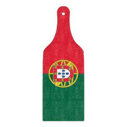 Glazen snijbordpapier met Portugese vlag Snijplank (Voorkant)