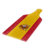 Glazen snijbordpapier met Spaanse vlag Snijplank (Hoek)