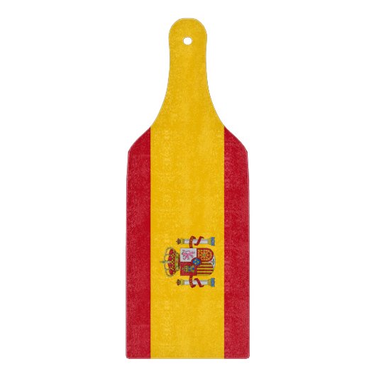 Glazen snijbordpapier met Spaanse vlag Snijplank (Voorkant)