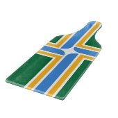 Glazen snijbordpapier met vlag Portland Snijplank (Hoek)