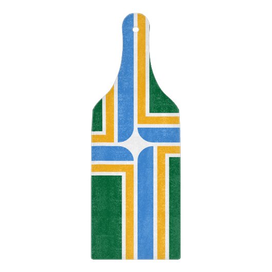 Glazen snijbordpapier met vlag Portland Snijplank (Voorkant)