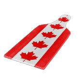 Glazen snijbordpapier met vlag van Canada Snijplank (Hoek)