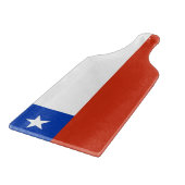 Glazen snijbordpapier met vlag van Chili Snijplank (Hoek)