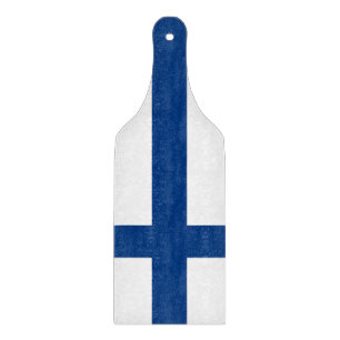 Glazen snijbordpapier met vlag van Finland Snijplank