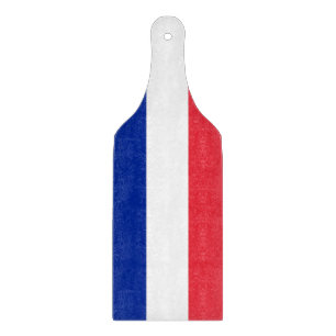 Glazen snijbordpapier met vlag van Frankrijk Snijplank