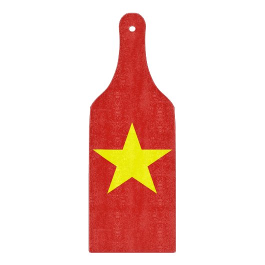 Glazen snijbordpapier - Vietnam vlag Snijplank (Voorkant)