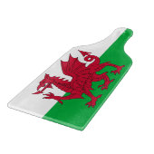 Glazen snijbordpapier - Wales-vlag Snijplank (Hoek)