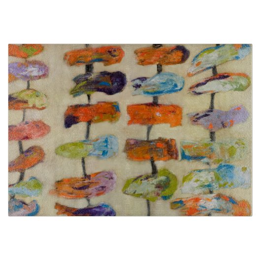 glazen snijplaat 8x11 (origineel) snijplank (Voorkant)