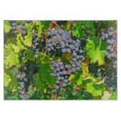 GLAZEN SNIJPLANK, "DRUIVEN OP DE WIJNSTOK" SNIJPLANK (Voorkant)