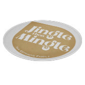 Glazen snijplank Jingle then Mingle (Hoek)
